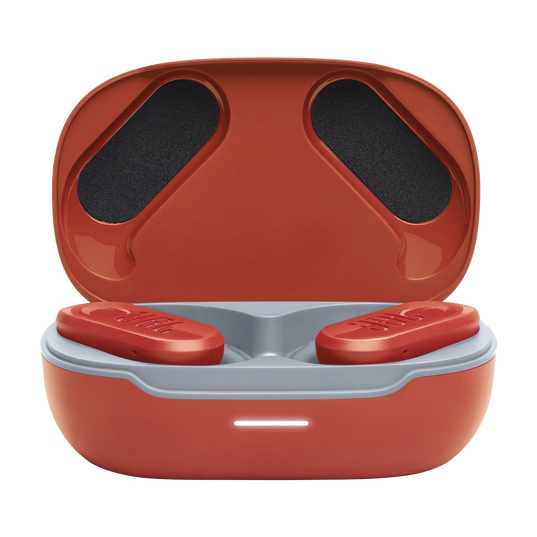 JBL Endurance Peak 3 - Coral - Dust and water proof True Wireless active earbuds - Detailshot 2